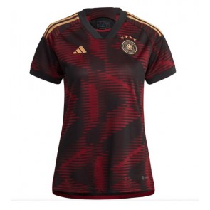 Tyskland kläder Kvinnor VM 2022 Bortatröja Kortärmad